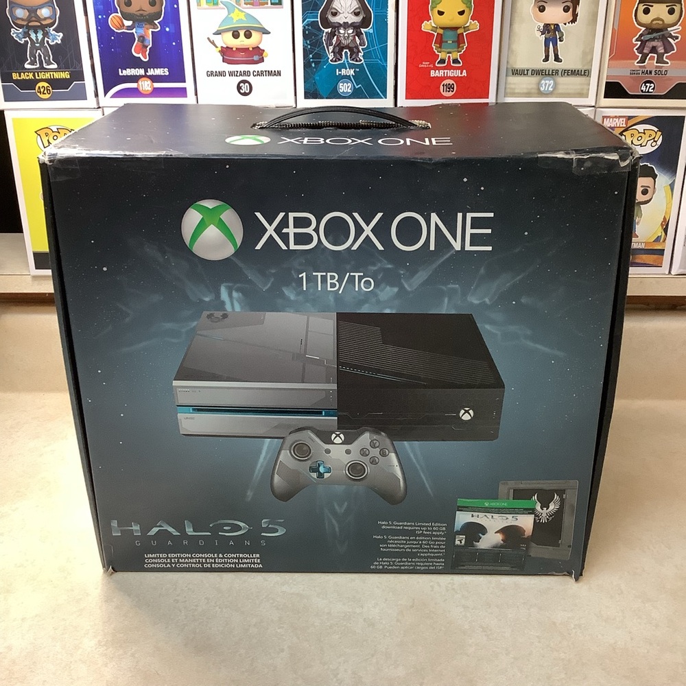 Microsoft XBOX ONE HALO 5 Guardians 1 TB Empty Box - No Inserts - No Console